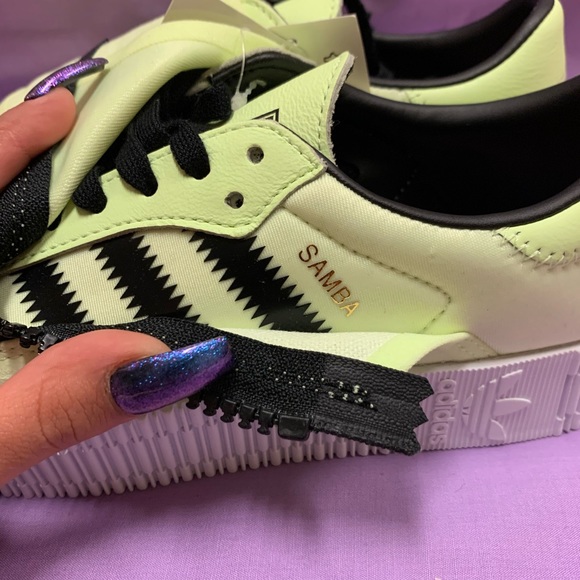 NWT Adidas Originals Sambarose Zip Sneaker - Picture 10 of 11